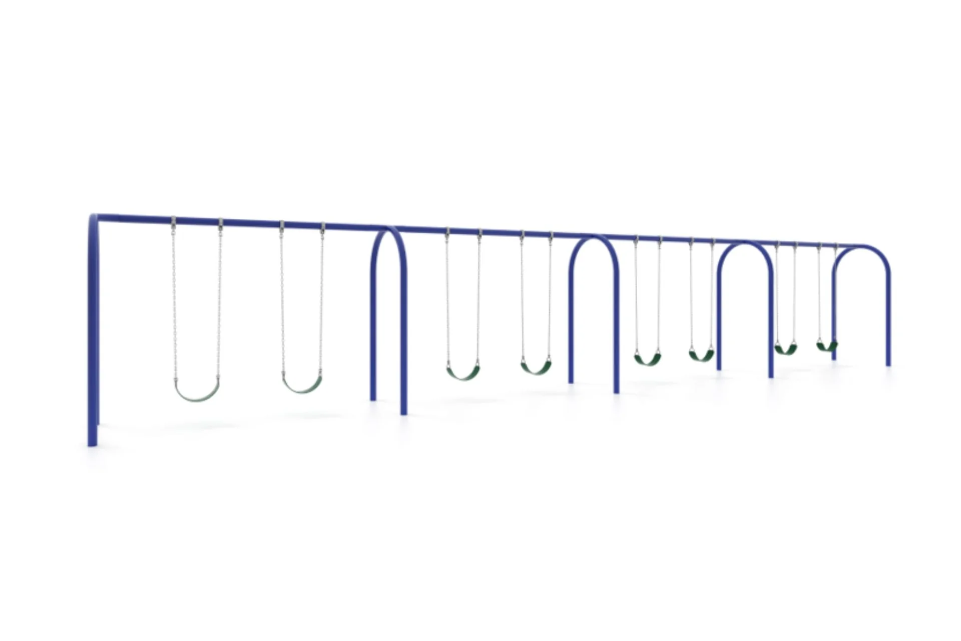 3.5 Inch Metal Post Arch Swing Set - Image 13