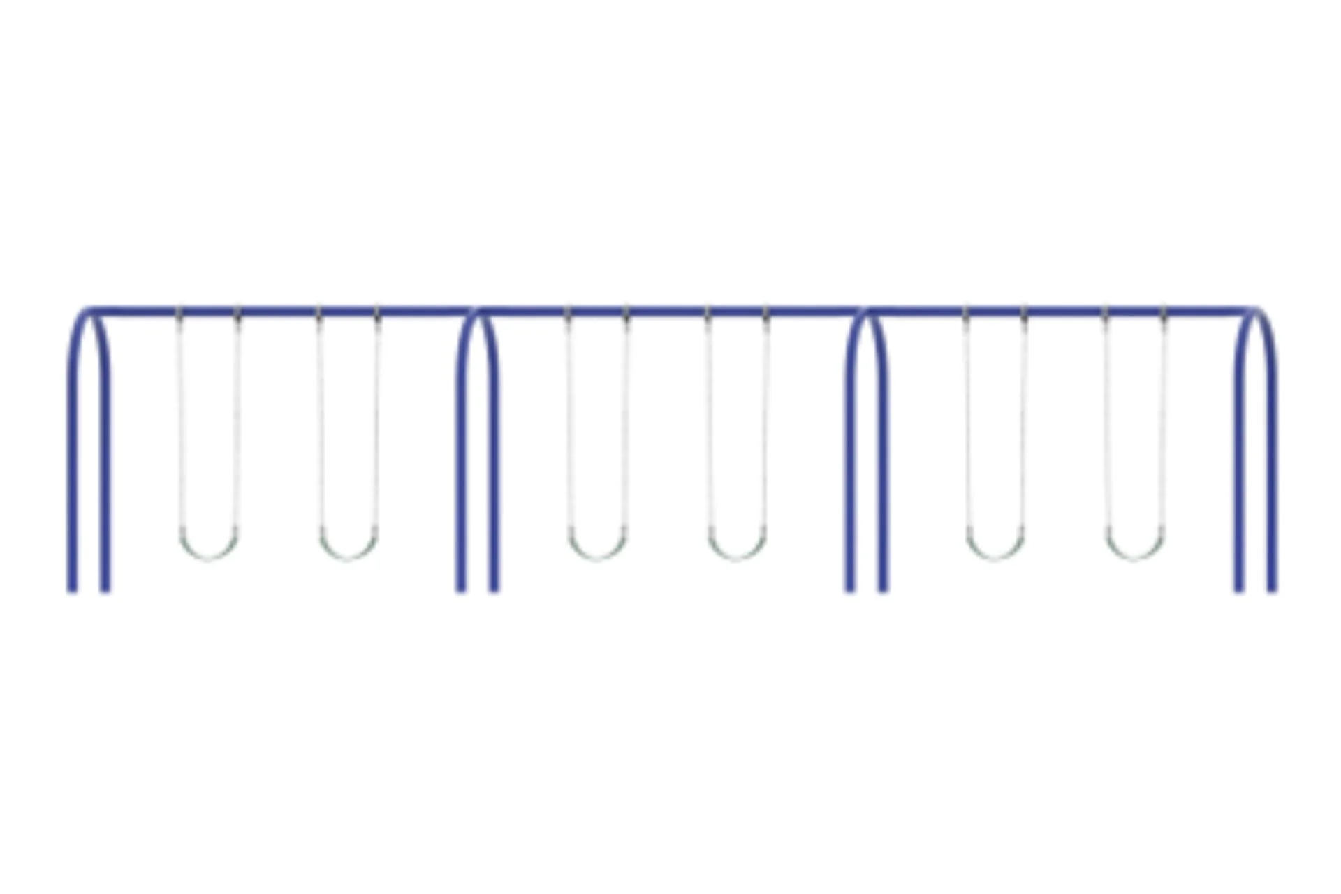 3.5 Inch Metal Post Arch Swing Set - Image 4