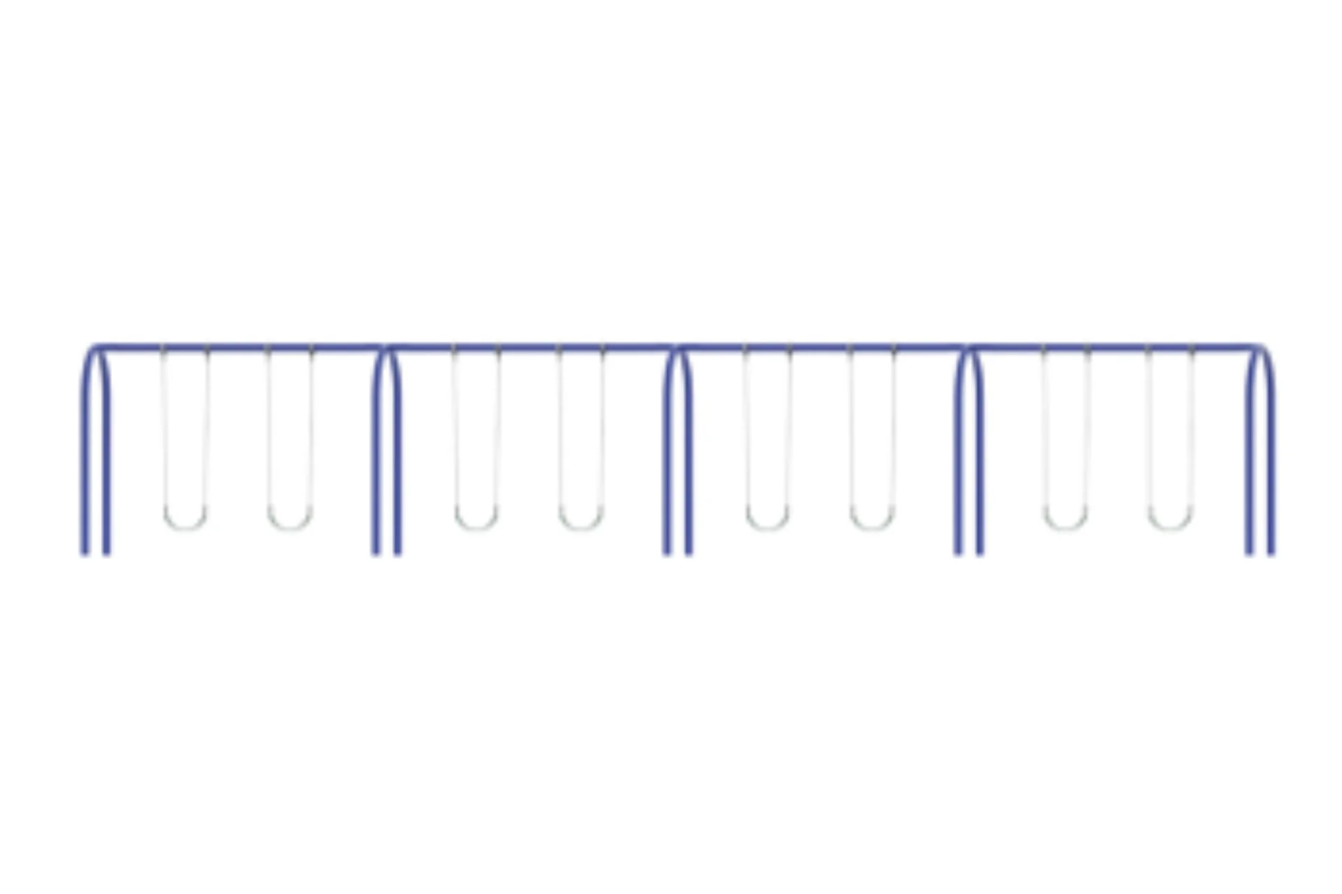 3.5 Inch Metal Post Arch Swing Set - Image 5