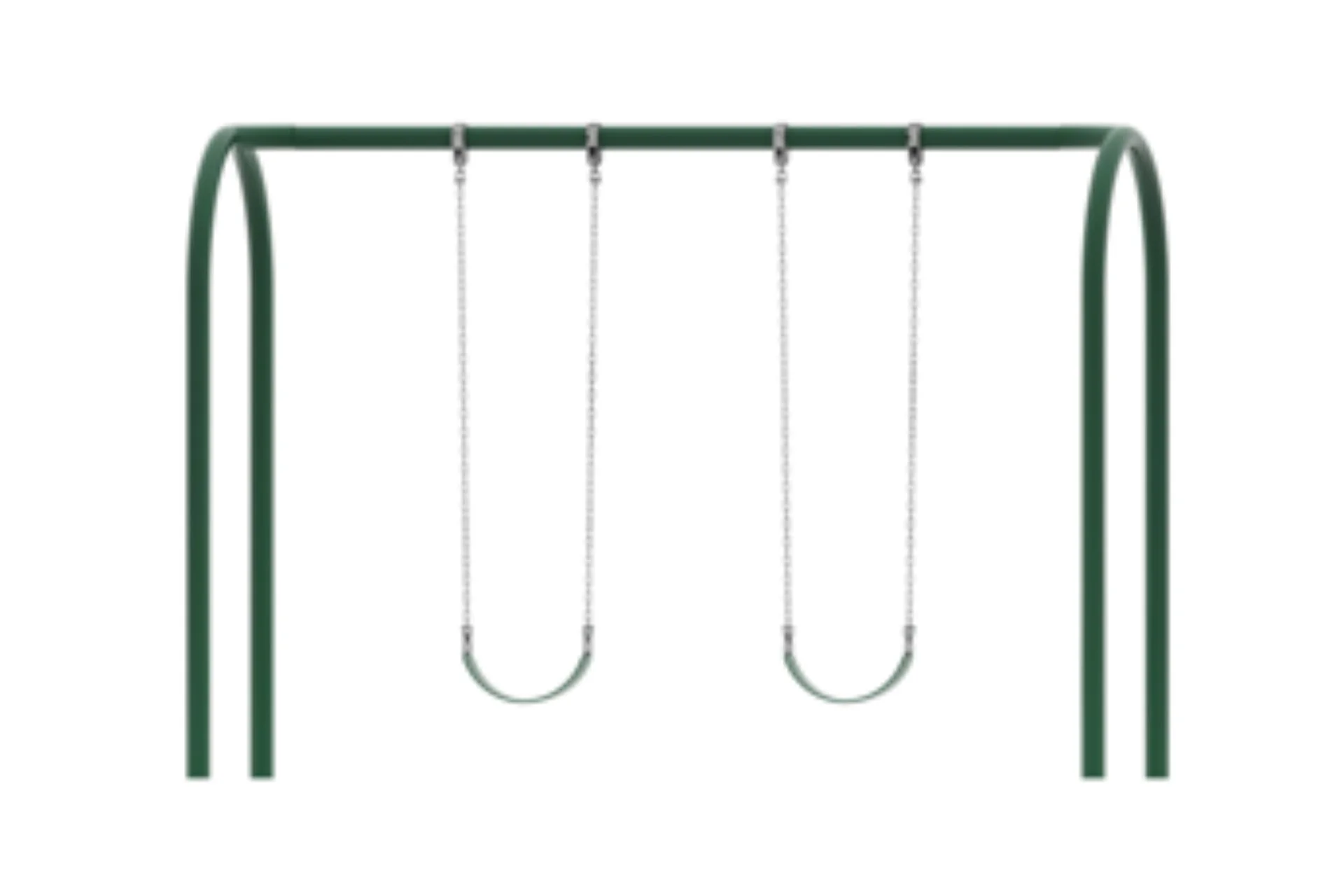 3.5 Inch Metal Post Arch Swing Set - Image 9