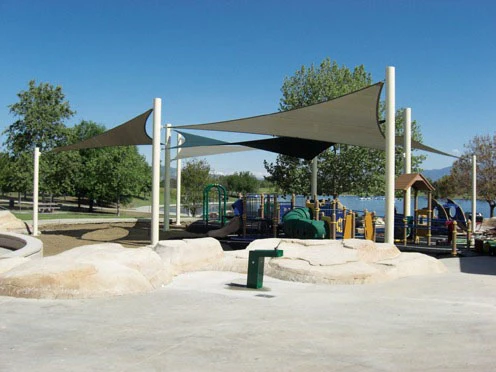 3 Point Sail Shade Structure - Image 5
