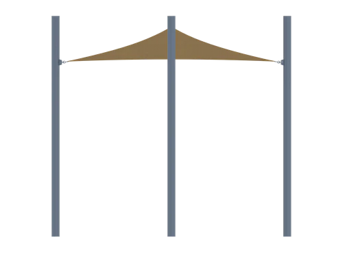 3 Point Sail Shade Structure - Image 7