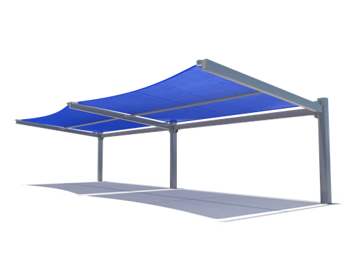 Cantilever Wing Cabled Shade Structure - Image 11