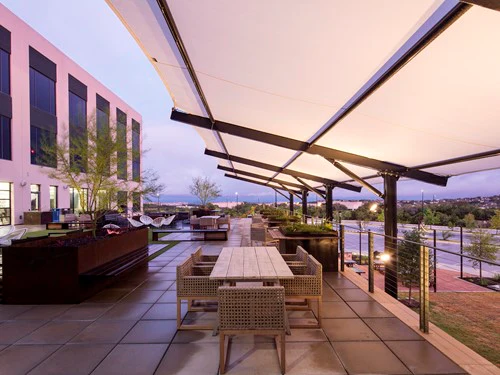 Cantilever Wing Cabled Shade Structure - Image 5