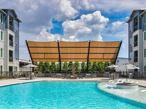 Cantilever Wing Cabled Shade Structure - Image 6
