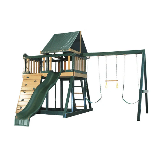 Congo Monkey Wooden Swing Set Design 1 - Image 3