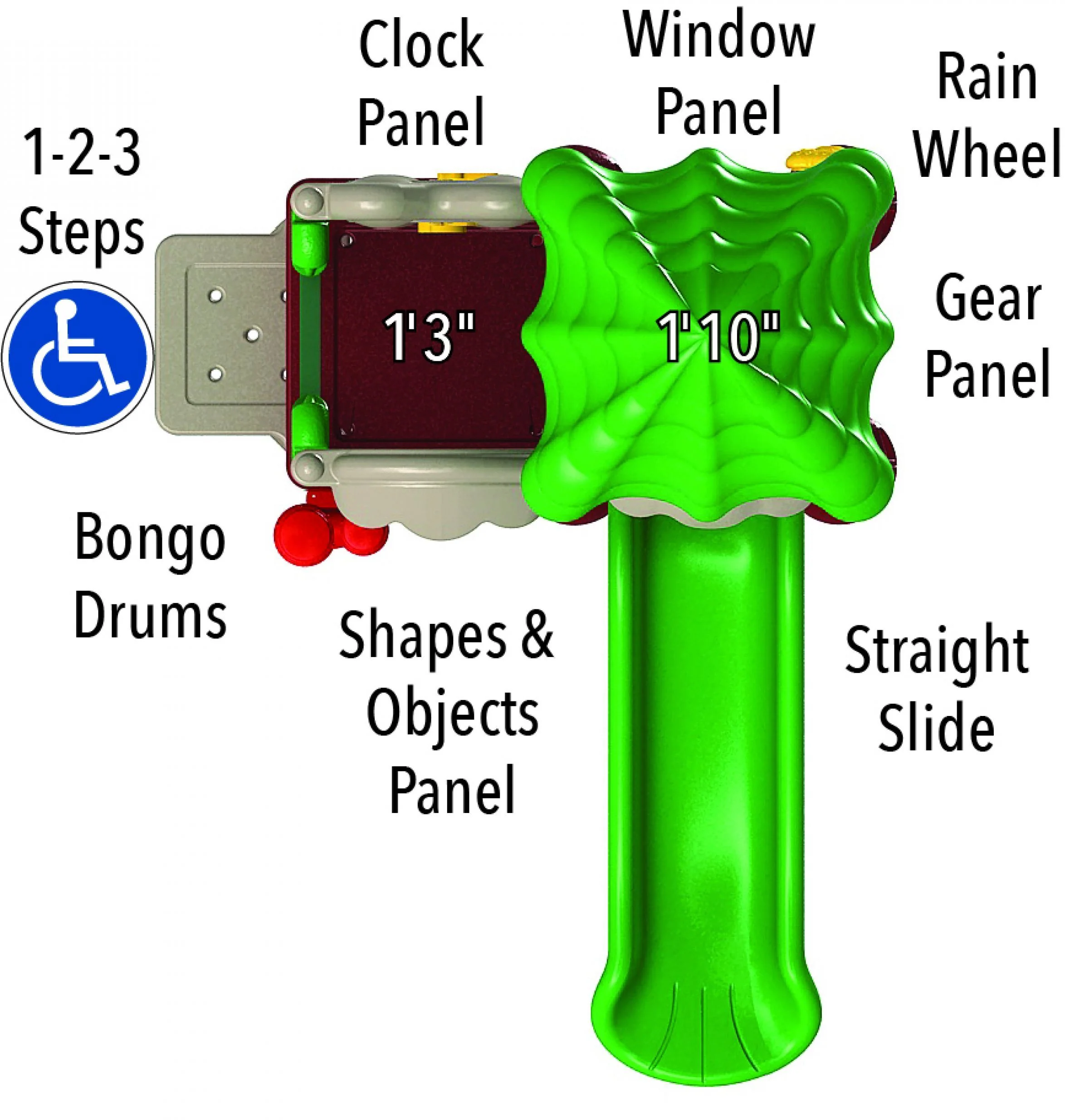 Discovery Center Seedling Playground With Roof - Image 5