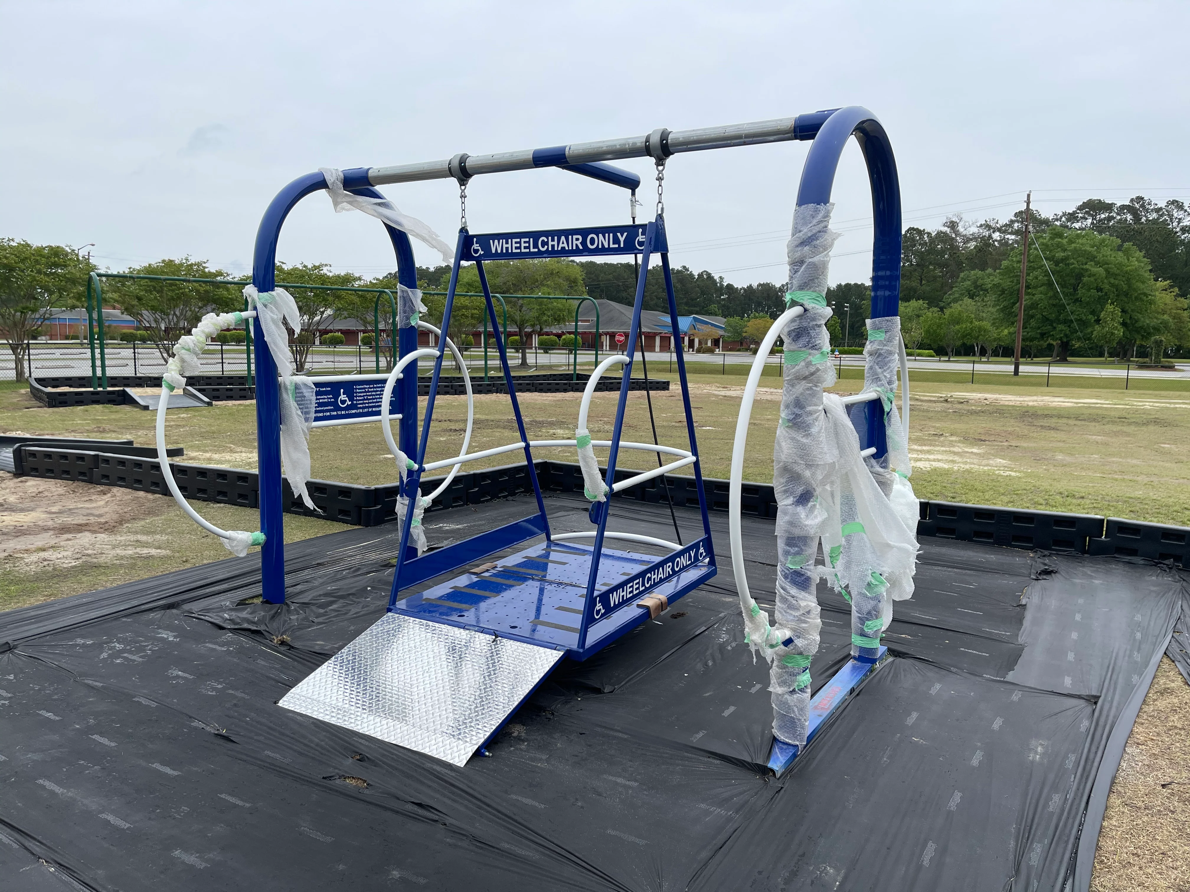 Freedom Glider ADA Accessible Swing Set Platform - Image 4