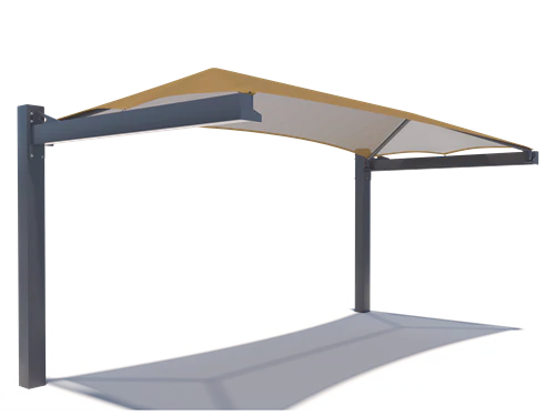 Full Cantilever Hip Roof Shade Structure - Image 10