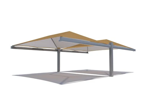 Full Cantilever Hip Roof Shade Structure - Image 13