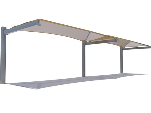 Full Cantilever Hip Roof Shade Structure - Image 14