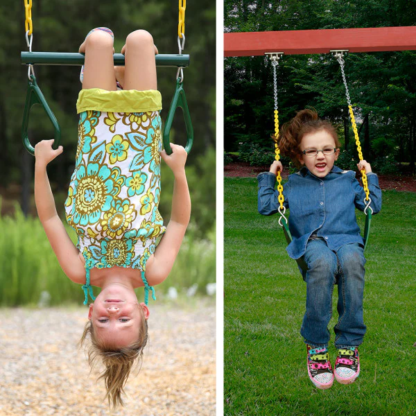 Five Star Deluxe Wooden Swing Set - Image 5