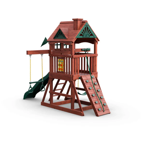 Five Star II Space Saver Wooden Swing Set - Image 11