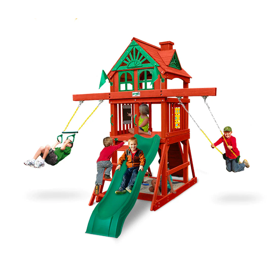 Five Star II Space Saver Wooden Swing Set - Image 13