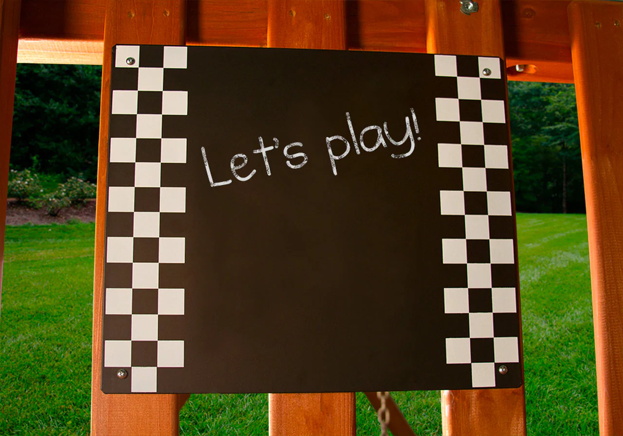 Five Star II Space Saver Wooden Swing Set - Image 7