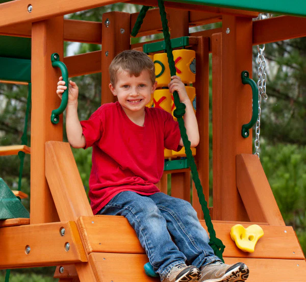 High Point Wooden Swing Set - Image 10