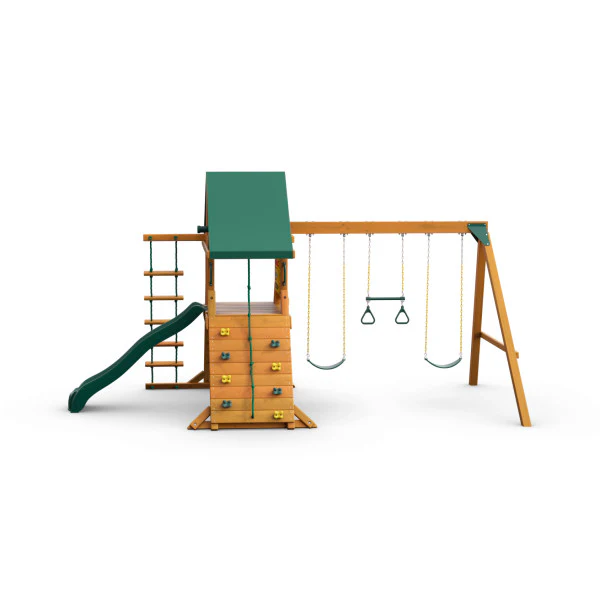 High Point Wooden Swing Set - Image 12
