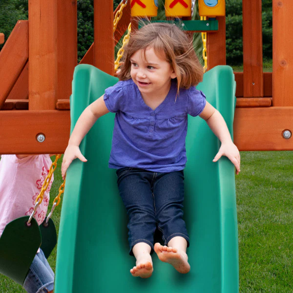 High Point Wooden Swing Set - Image 5