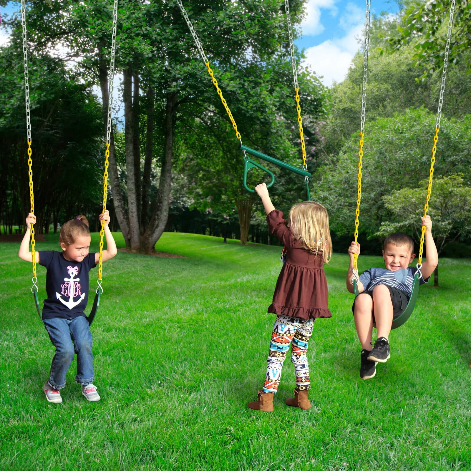 Treasure Trove I AP Wooden Swing Set - Image 12