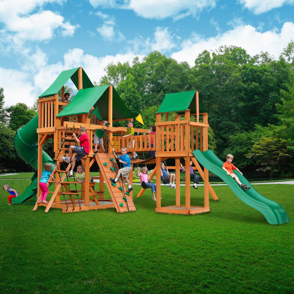 Treasure Trove I AP Wooden Swing Set - Image 4