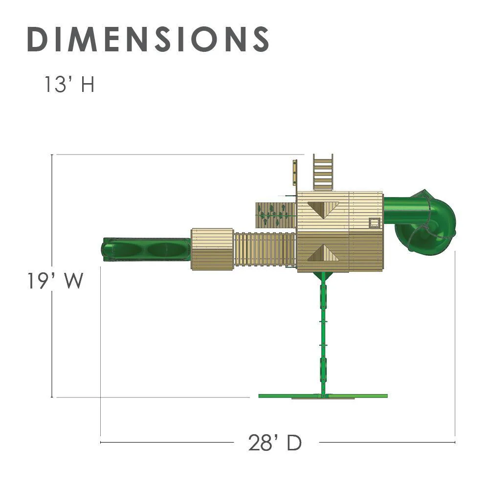 Treasure Trove I AP Wooden Swing Set - Image 7