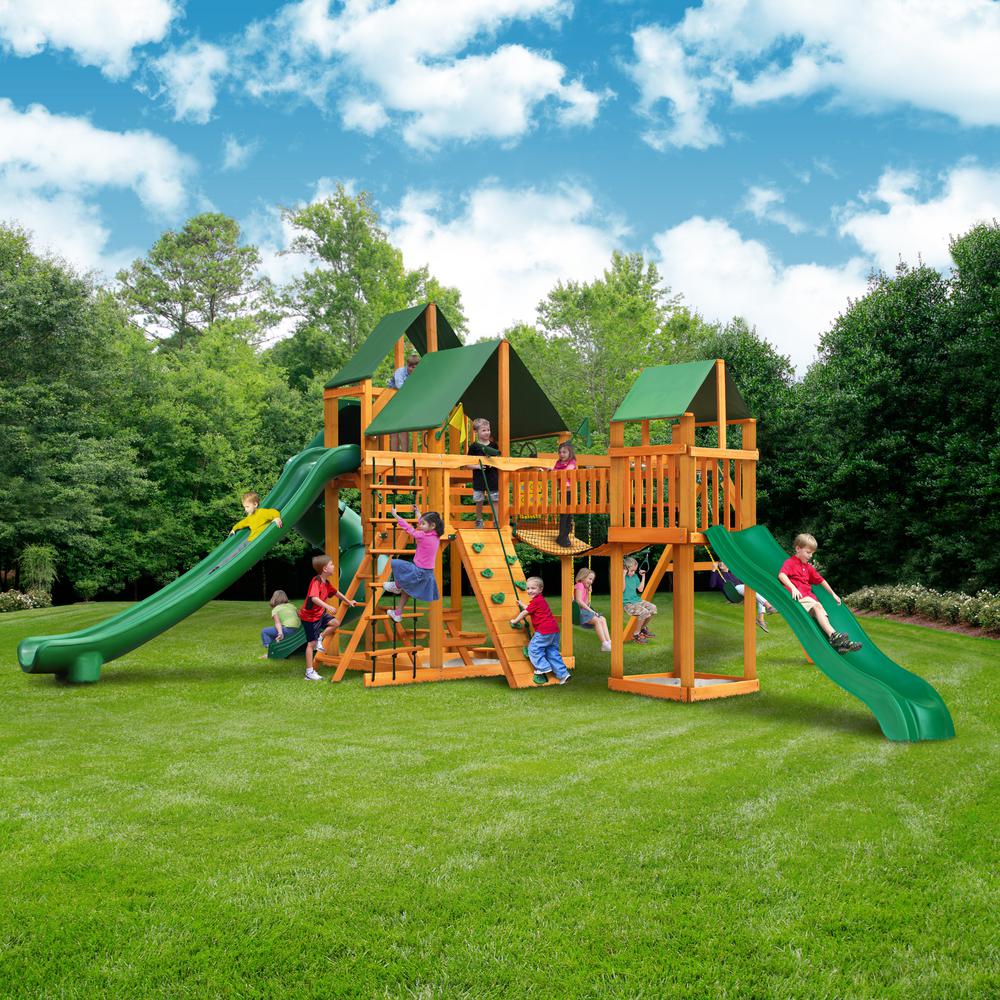 Treasure Trove II AP Wooden Swing Set - Image 4