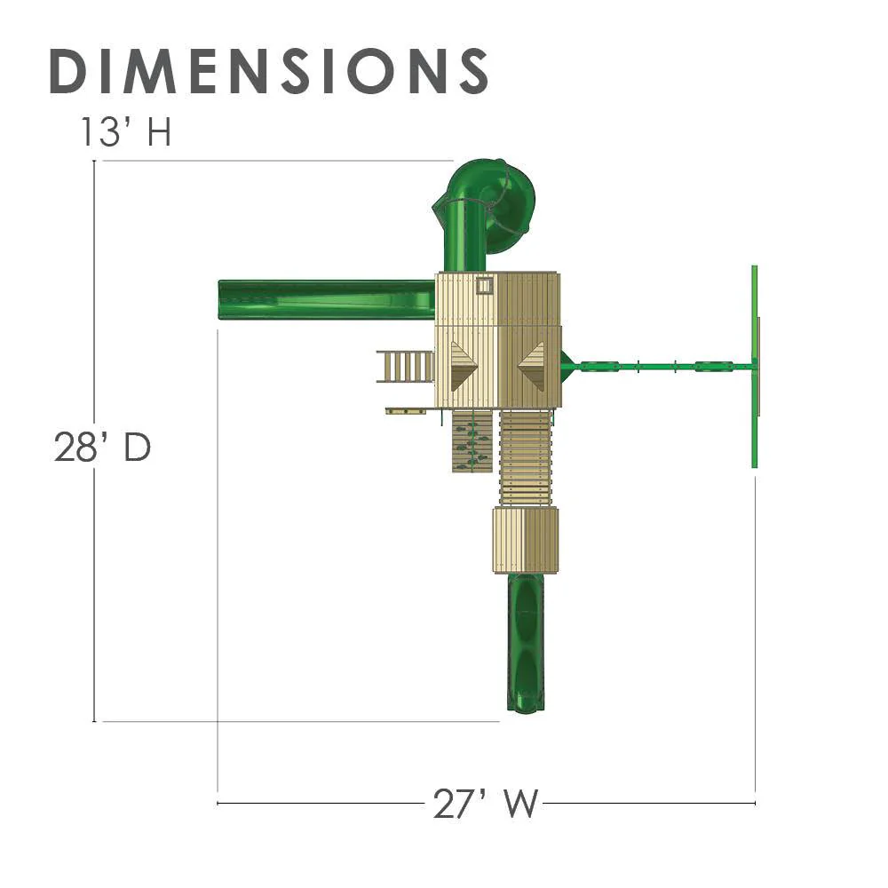 Treasure Trove II AP Wooden Swing Set - Image 7