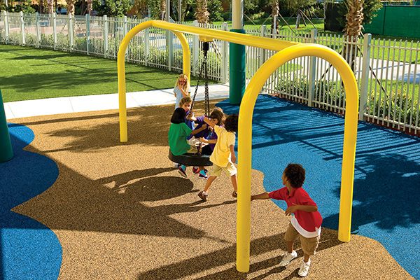 Heavy Duty Arch Tire Swing Set - Image 4