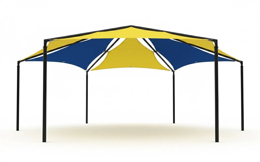 Hexagon Multi-panel Shade Structure - Image 4