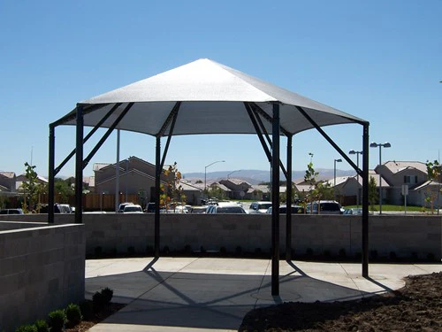 Hexagon Shade Structure with 6 Posts - Image 3