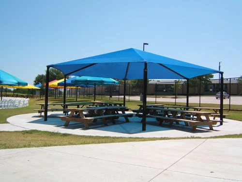Hexagon Shade Structure with 6 Posts - Image 6