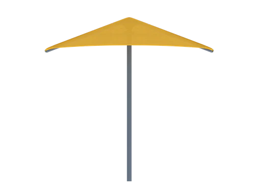 Hip Roof Shade Structure with 2 Posts - Image 12