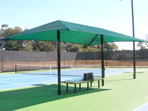Hip Roof Shade Structure with 2 Posts - Image 4