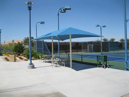 Hip Roof Shade Structure with 2 Posts - Image 7