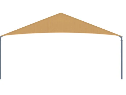 Hip Roof Shade Structure with 4 Posts and 9 Foot Entry - Image 10
