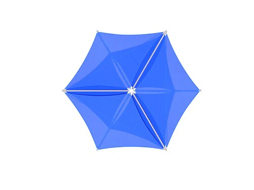 Mariner Hexagon Shade Structure with 6 Posts - Image 7