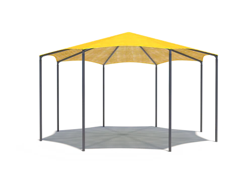 Octagon Shade Structure with 8 Posts - Image 7