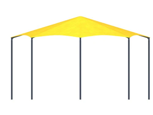 Octagon Shade Structure with 8 Posts - Image 9