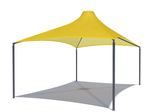 Sahara Roof Shade Structure with 4 Posts - Image 6