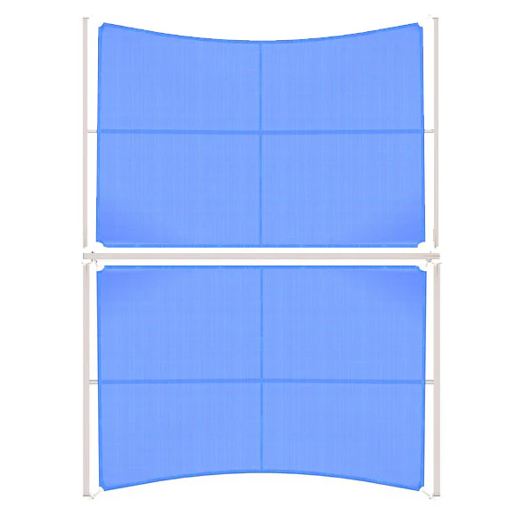 Cantilever Wing Cabled Double Slanted Shade Structure - Image 5