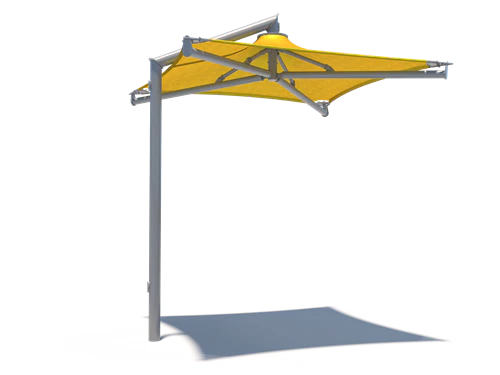 Solana Cantilever Single Post Shade Structure - Image 4