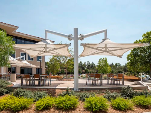 Solana Cantilever Single Post Shade Structure - Image 7