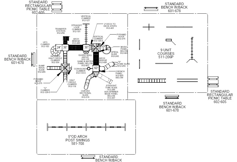 Tetons WillyGoat Complete Playground And Fitness Course - Image 3