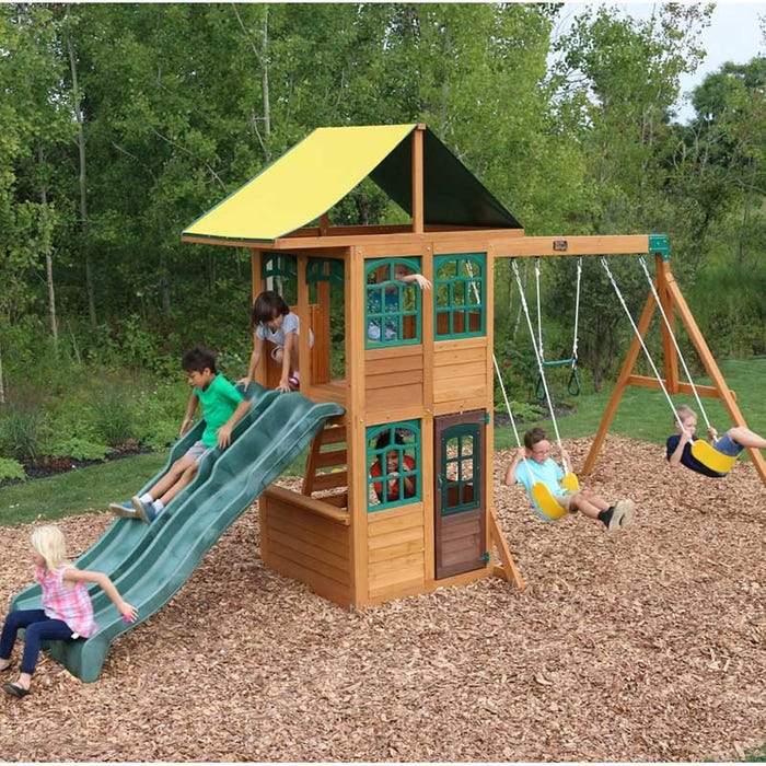 Treasure Cove Wooden Swing Set - Image 5
